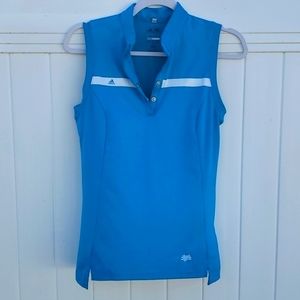 Adidas sleevless golf shirt